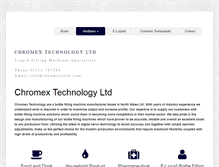 Tablet Screenshot of chromextech.com
